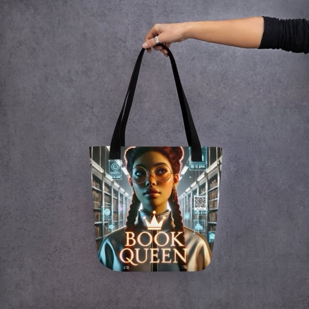 Book Queen Tote Bag - Black - Picture 4 of 6